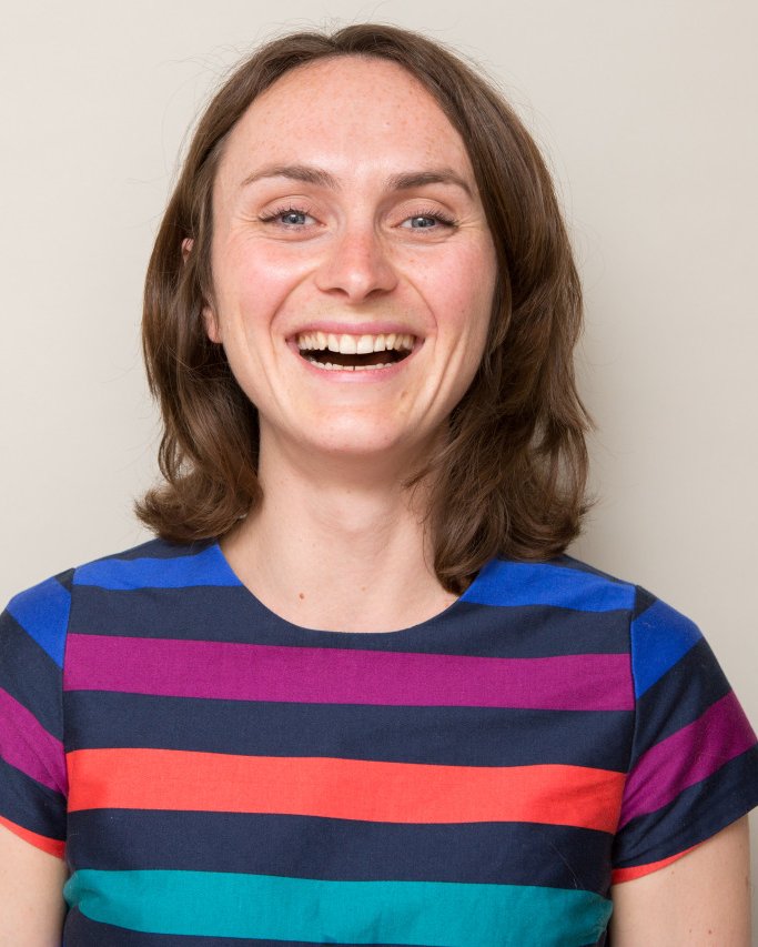 head and shoulders portrait photo of RADA tutor smiling