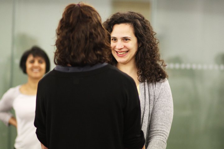Participants on a RADA short course in acting