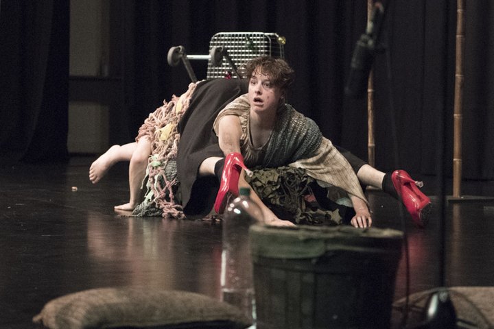 RADA acting students in a scene from a Shakespeare Schools tour performance