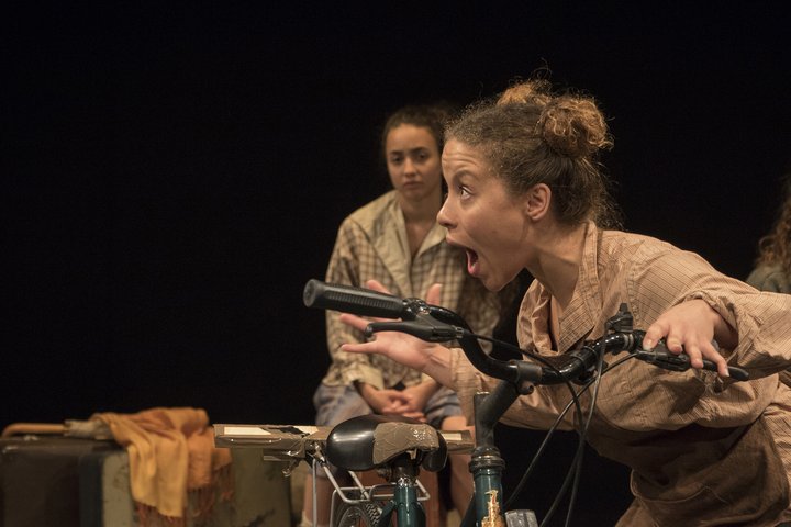 RADA acting students in a scene from a Shakespeare Schools tour performance