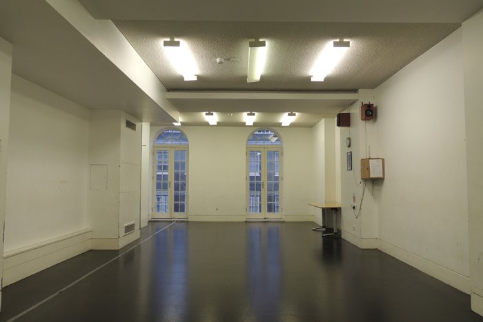 empty Max Rayne rehearsal studio at RADA